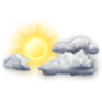 Actual Conditions - Pressure: 1018 mbar - Wind: Gentle Breeze (19km/h) from NW - Humidity: 55% - Cloudcover: 50% -